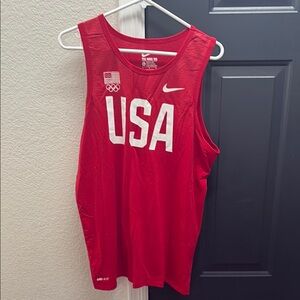 Nike Red USA Tank Top